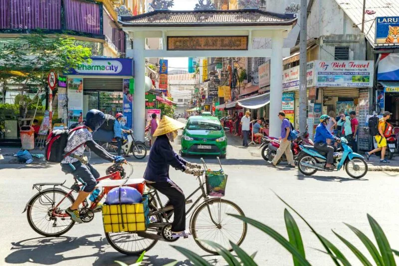 pham ngu lao street Ho Chi Minh City