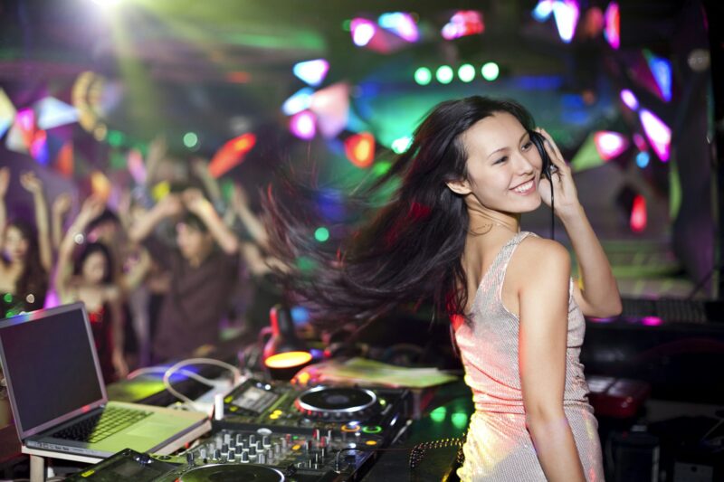 Vietnamese DJ at a nightclub in Saigon