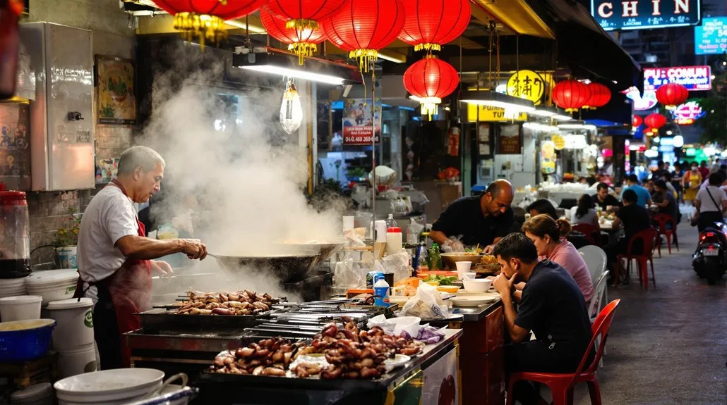 充满活力的街头美食